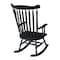 International Concepts Solid Wood Rocker, Antique Black R37-120 - alternate 7